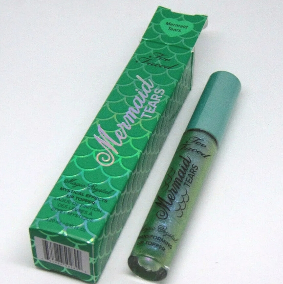 ๐๐งโโ๏ธMERMAID TEARS DISCONTINUED Too Faced Mystical Effects Lip Topper NWOBox - Picture 3 of 8